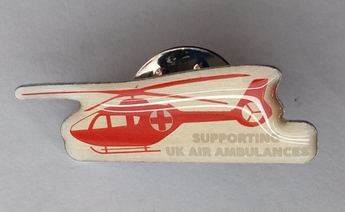 Air ambulance metal lapel - air,