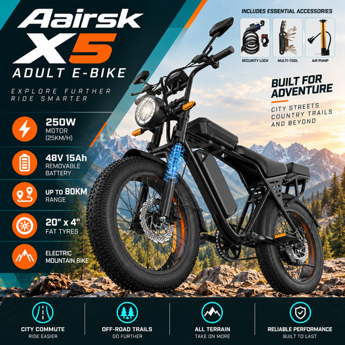 Aairsk electric bike - x5,