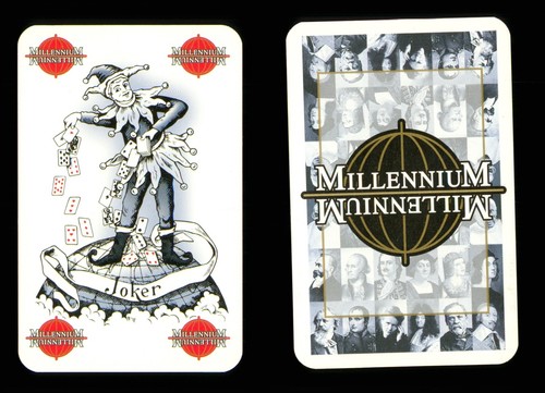 Joker playing card single - x,