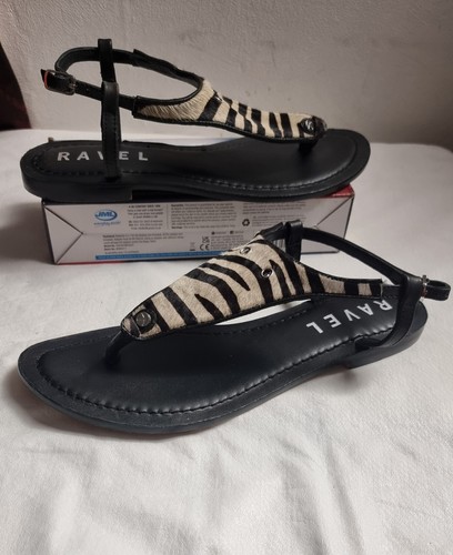 Ravel womens zebra - zebra, toe