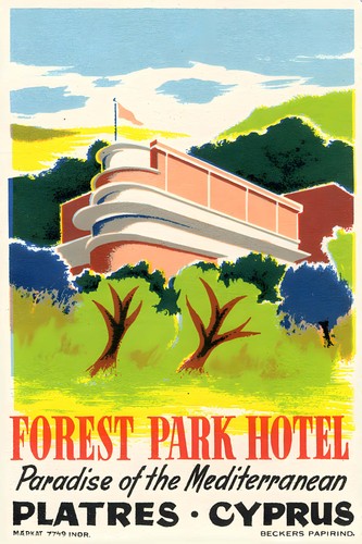 Vintage cyprus 1940s poster - cyprus,