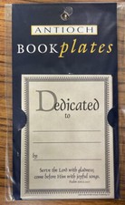 Antioch Pack of 10 Self Adhesive Bookplates - Dedicated To ...