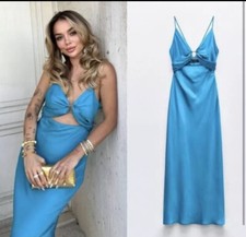 ZARA NEW WOMAN STRAPPY SATIN
