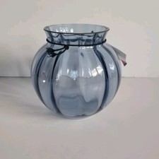Blue Dartington Crystal Vase