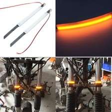 2Pcs Motorcycle Amber Yellow