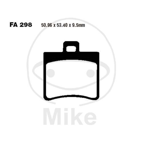 Pair brake pads ebc sfa - pair, sfa298