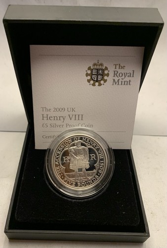 2009 silver proof coin - 2009, £5