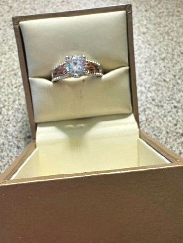 Silver round white - silver, white/colourless