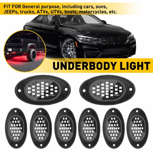 8pcs led car underglow lights - 8pcs,