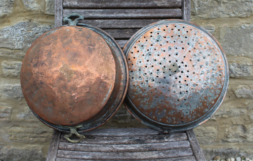 Antique copper sieve strainer - , sieve/strainer