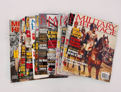 Military heritage magazine lot - magazine,