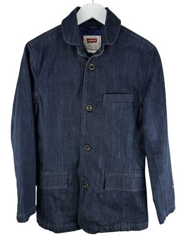 Levi denim chore blazer - denim,