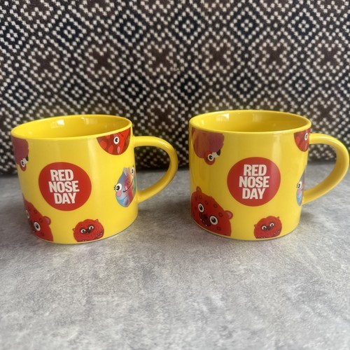 Red nose day mug - -, yellow