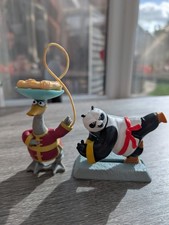 2x Collectable Kung Fu Panda Figure Toys