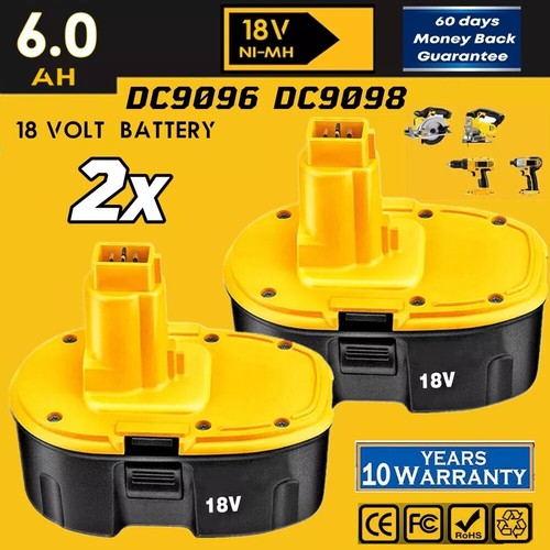 18v for dewalt 18volt - 2x, xrp