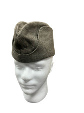 Vintage WW2 Swedish Army M39 Wool Garrison Cap Side Forage Hat