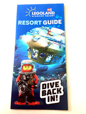 Legoland Windsor Resort 2025 Park Map Brand New - Mint Condition