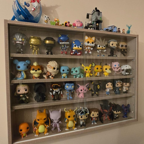 Wall glass display cabinet - glass,