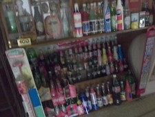 Various Bottles Full and Empty