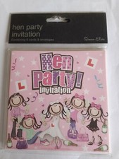 Hen Party Invitations  pk 6