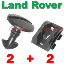 LAND ROVER DISCOVERY 3 4 REAR BUMPER TOW COVER CLIPS TOWING EYE TRIM TURN LOCK