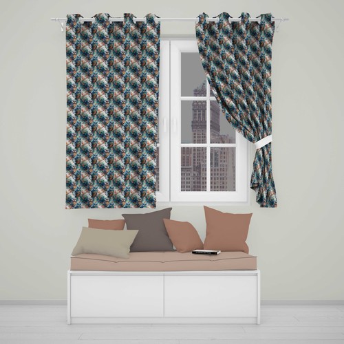 Blackout eyelet curtains - blackout,