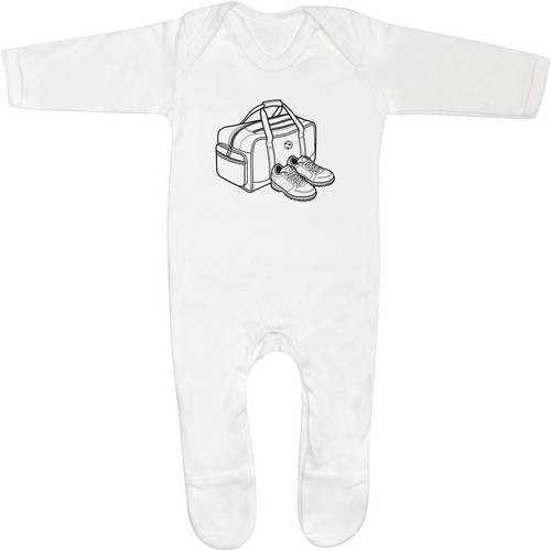 Football bag baby romper - bag',