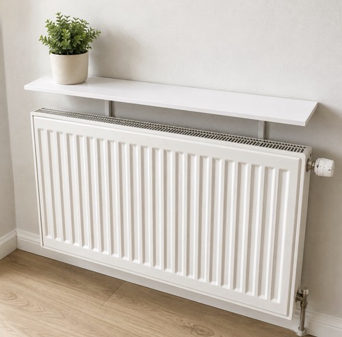 60cm white radiator - radiator, 15cm