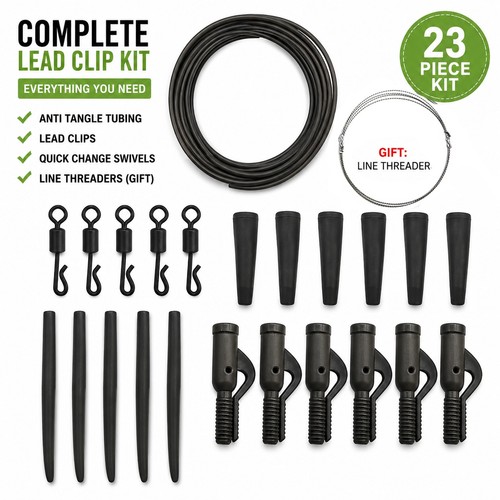 Carp fishing lead clips - fishing, kit