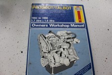 Haynes - Peugeot / Talbot Diesel Engine (1982 to 1994) Owners Workshop Manual.
