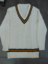 Vintage REYDON Cricket Jumper chest size 42/44 Cable Knit Acrylic Wool