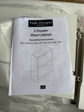 Vida Designs Shoe Cabinet