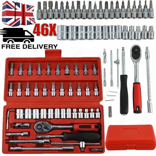 Drive 46pcs metric - 1/4",