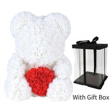 25/40cm Foam Rose Bear Flower