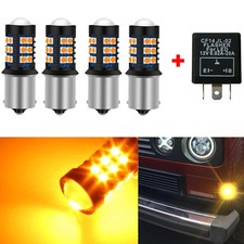 4x Amber LED Bulbs INDICATOR