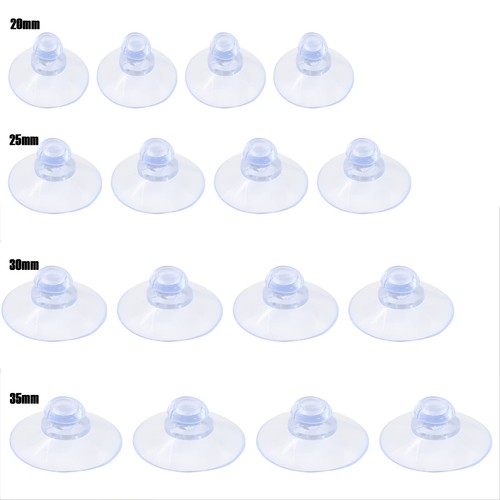 Clear pvc sucker pads small - clear,