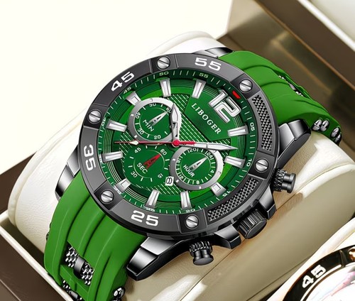 Quartz watch with silicone - watch,