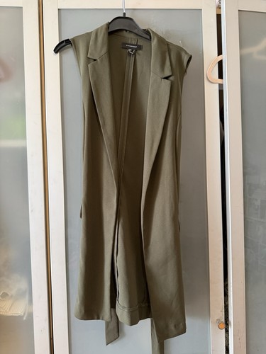 Long thigh length khaki - long, waist