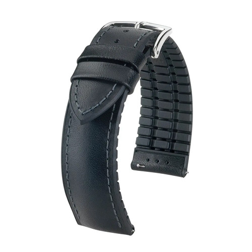 Strap black calfskin - black,,