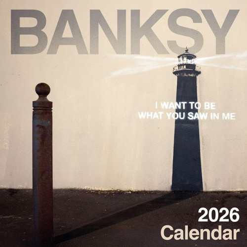Banksy calendar 2026 wall - -,