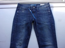 G-STAR NEW Low T Skinny Ladies Blue Jeans Label W30 Actual Measurement W34 L35