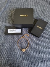 Versace Gold Tone Medusa Halo