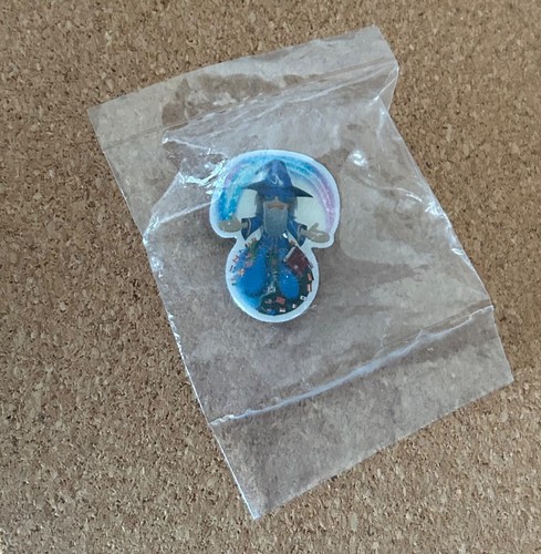 Merlin wizard staff pin badge - merlin,