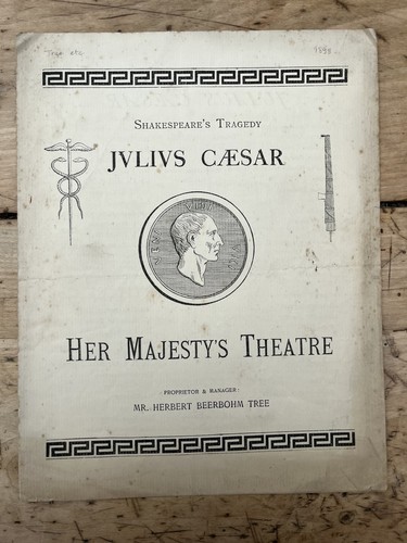 1898 julius caesar theatre - 1898,