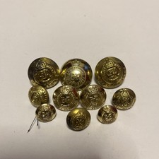 10x Royal Engineers Buttons