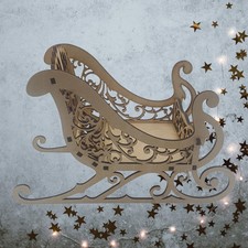 Wooden Santa Sleigh –