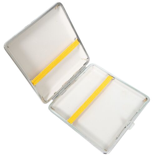 Vintage metal cigarette case - metal,