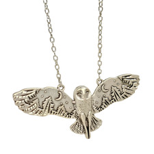 Owl Pendant Moon Phase