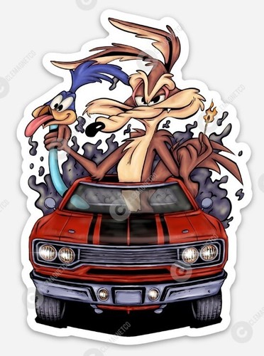 Road runner muscle car - runner,