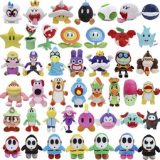 Super Mario Bros Soft Plush Stuffed Plushie Doll Kids Xmas Birthday Toys Gifts